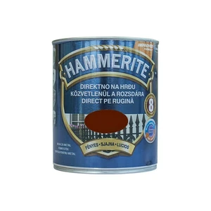 Boja za metal HAMMERITE SMOOTH - SJAJNI LAK TAMNO SMEĐA 0,25L