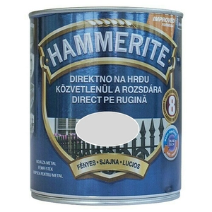 Boja za metal HAMMERITE SMOOTH - SJAJNI LAK GRAFIT SIVA 0,75L