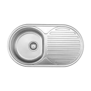 Inox sudoper Stil s ocjeđivačem, lijevi, 79x44x18 cm