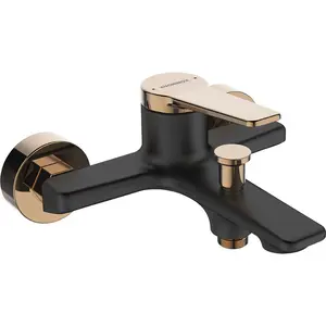 Miješalica za kadu Kuchinox Alanis crna/rose gold