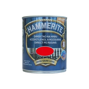 Boja za metal HAMMERITE HAMMERED - EFEKT LAK MAX CRVENA 0,75L