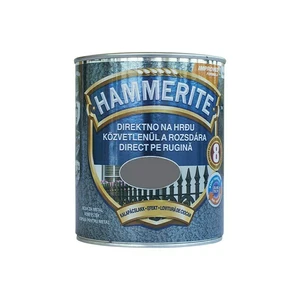Boja za metal HAMMERITE HAMMERED - EFEKT LAK MAX SIVA 0,75L
