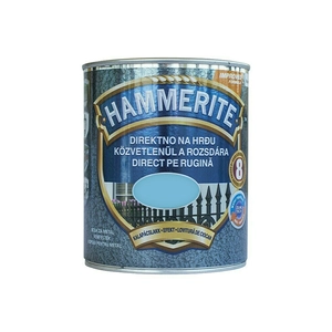 Boja za metal HAMMERITE HAMMERED - EFEKT LAK MAX SVIJETLOPLAVA 0,75L