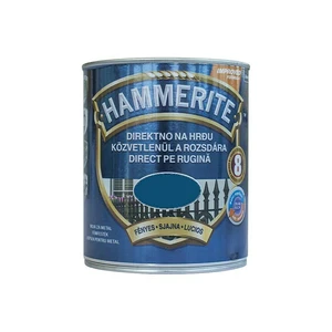 Boja za metal HAMMERITE SMOOTH - SJAJNI LAK TAMNO PLAVA 0,75L