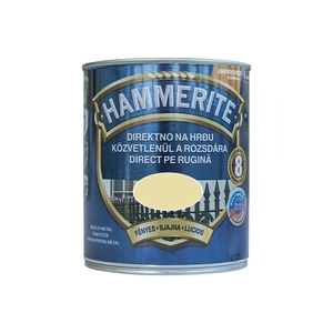 Boja za metal HAMMERITE SMOOTH - SJAJNI LAK MAGNOLIA 0,75L