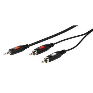 VIVANCO 46032, RCA M x2 na 3.5MM M, 5M