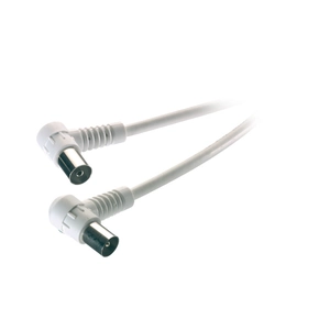 VIVANCO 48034, ANTENSKI COAX NA COAX, KUTNI, 3M, BIJELI
