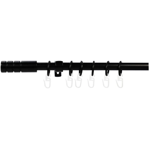 Metalna karniša STIL 1KAN 16/19MM CRNA 160-300CM