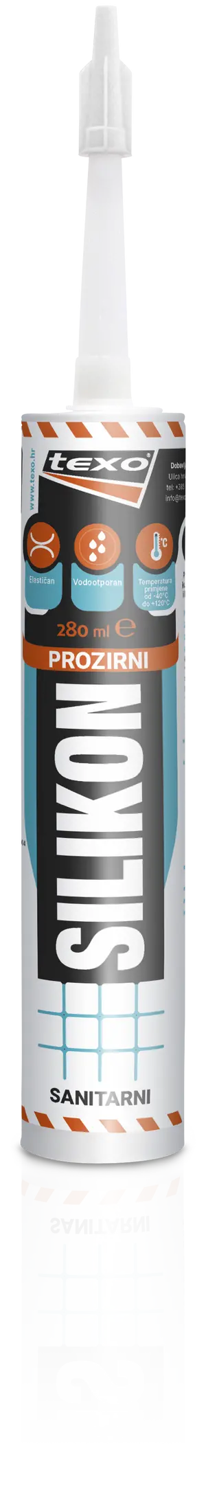 Silikon TEXO SANITARNI PROZIRNI 280ML