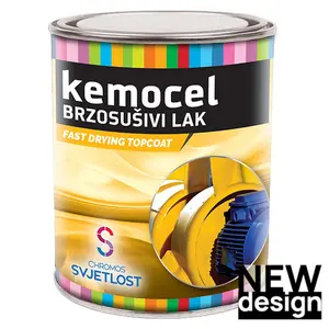 Brzosušivi lak Chromos Svjetlost Kemocel bijeli mat L 418 0,75 l