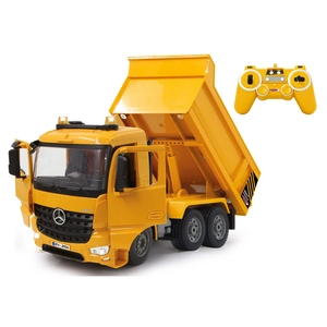 Igračka na daljinsko upravljanje JAMARA KAMION KIPER MERCEDES AROCS, ŽUTI 1:20