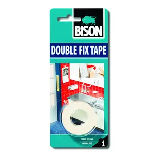 Obostrano ljepljiva traka BISON DOUBLE FIX 1,5MX19MM