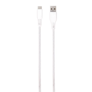 VIVANCO KABEL 61694, TYPE-C, LONG LIFE, PLETENI, 2.5M, BIJELI