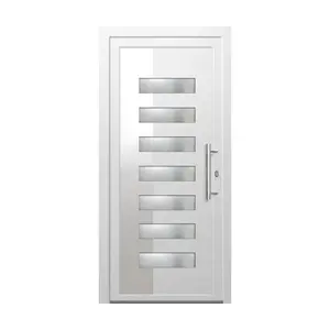 PVC ulazna vrata SAMOPEV LUXY 70 100x210 INOX D