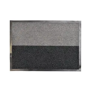Otirač LUANCE MAGIC POLYPROPYLENE/PVC - SIVI/CRNI 50x70cm