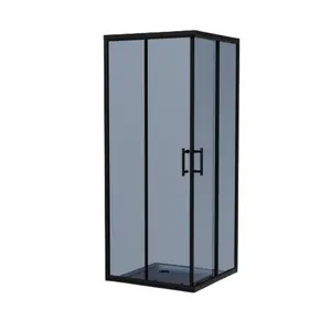 Tuš kabina Stil S241G kvadratna Blue/Grey 80x80x195 cm