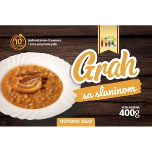 HIT GRAH SA SLANINOM 400 G