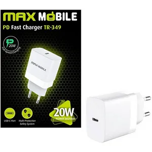 MAXMOBILE KUĆNI PUNJAČ PD QC 3.0 TYPE C, TR-349 20W