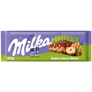 Čokolada MILKA MMMAX NUTTY CHOCO WAFER 270 g