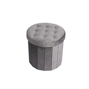 Tabure LIVING IN OKRUGLI SA SPREMNIKOM SORT BOJA 38x38 cm