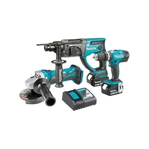 Aku set Makita DLX3121M(DGA452,DHP453,DHR202,BL1840x2)