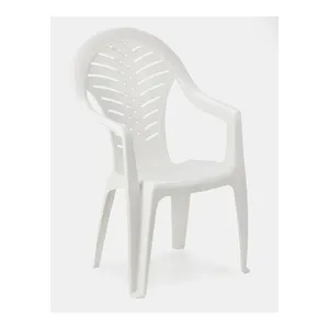 Plastična stolica Ocean bijela 57,5x56x94 cm