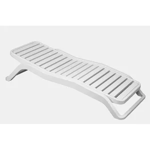 Plastična ležaljka SCIROCCO BIJELA, 187x71x44,5 cm