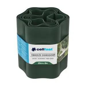 Cellfast PVC rubnjak za gredice zeleni 20 cm x 9 m