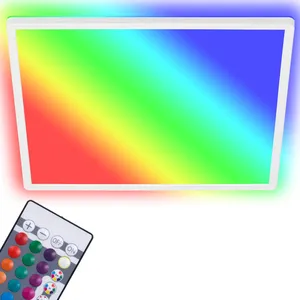 Plafonjera BRILO LED 22W 2700lm 4000K + RGB-LED BIJELI 42x42x2,8cm BCL