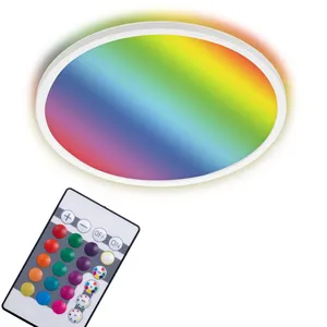 Plafonjera BRILO LED 22W 2700lm 4000K + RGB-LED BIJELI 42x2,8cm BCL