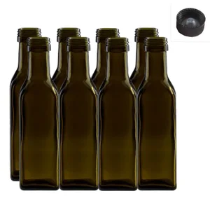 Staklena boca VETRO MARASCA 100ML + ČEP 8 KOM