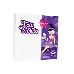 Salvete VIOLETA SUPER SOFT 38*38 2SL BIJELE