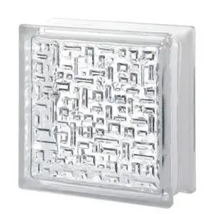 Staklena opeka Seves 190x190x80mm maya prozirna