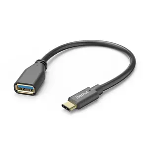 Hama OTG, USB-C 15CM CRNI