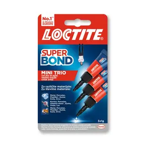 Ljepilo LOCTITE SUPER BOND MINI TRIO 3X1G