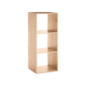 FIVE POLICA 3 OTVORA MODUL 34,5x32x100,5 cm FURNIR NATUR