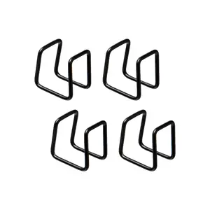 FIVE SPOJNICE ZA POLICE 4/1 MODUL 3Xx2,5x3,5 cm METAL CRNA