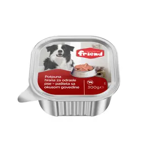 Hrana za pse FRIEND PAŠTETA GOVEDINA 300 g