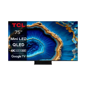 QLED TV TCL 75C803 UHD DVB-T2/S2 GOOGLE TV