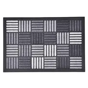Otirač Luance Caroll nylon/gumeni - sivi 40x60 cm