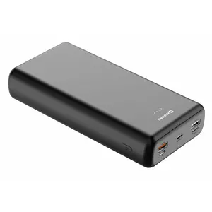 Powerbank Swissten 30000mAh, 20W, PD, QC, svi utori, crna