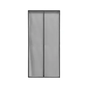 Komarnik Mrežica s magnetima, 100x220 cm, siva