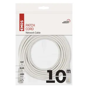 Kabel EMOS MREŽNI KABEL UTP CAT5e 10m - S9126