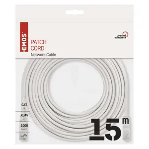 Kabel Emos mrežni UTP CAT5e 15m - S9127