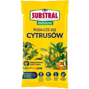 Zemlja SUBSTRAL ZA CITRUSE I MEDITERANSKE BILJKE 3 l S OSMOCOTAMA