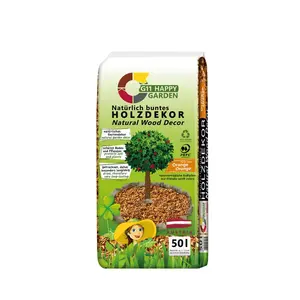 Dekorativna kora Happy Garden ukrasna, narančasta, 50 L 10-40 mm