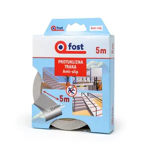 Ljepljiva traka FOST PROTUKLIZNA PROZIRNA 25MM/5M