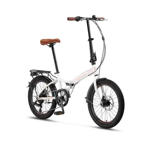 Gradski bicikl Umit 20" sklopivi krem-karamela