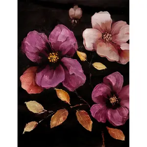 Slika na platnu Ljubičasti cvjetovi 60x90cm