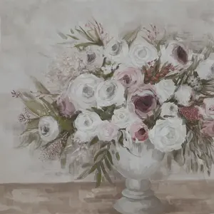 Slika na platnu Ruže u vazi 90x90cm